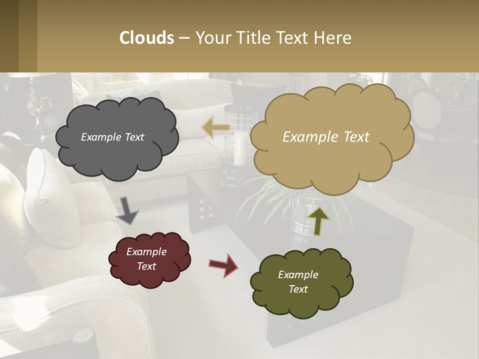 Isolated Happiness Postage PowerPoint Template