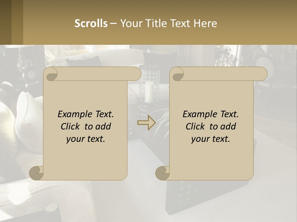 Isolated Happiness Postage PowerPoint Template