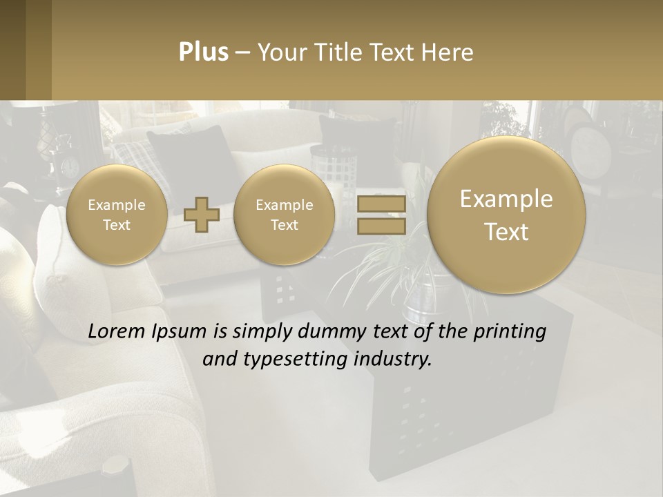 Isolated Happiness Postage PowerPoint Template