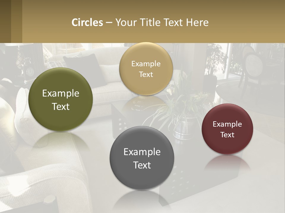 Isolated Happiness Postage PowerPoint Template