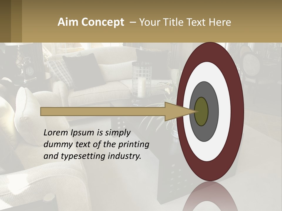 Isolated Happiness Postage PowerPoint Template