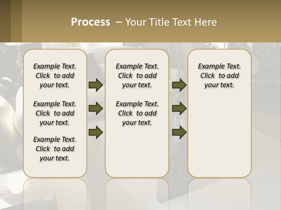 Isolated Happiness Postage PowerPoint Template