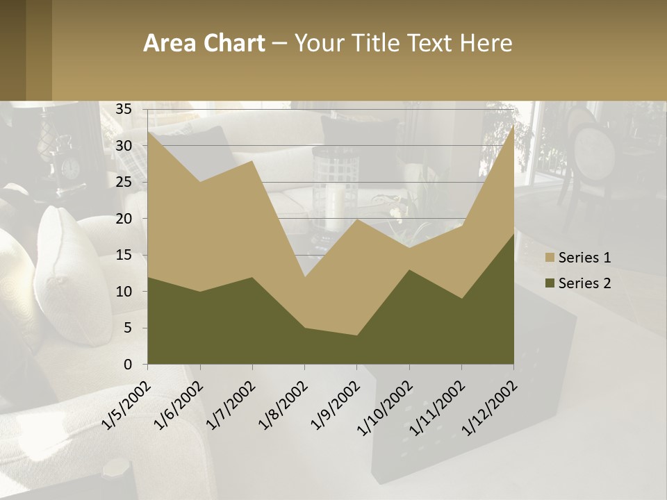 Isolated Happiness Postage PowerPoint Template