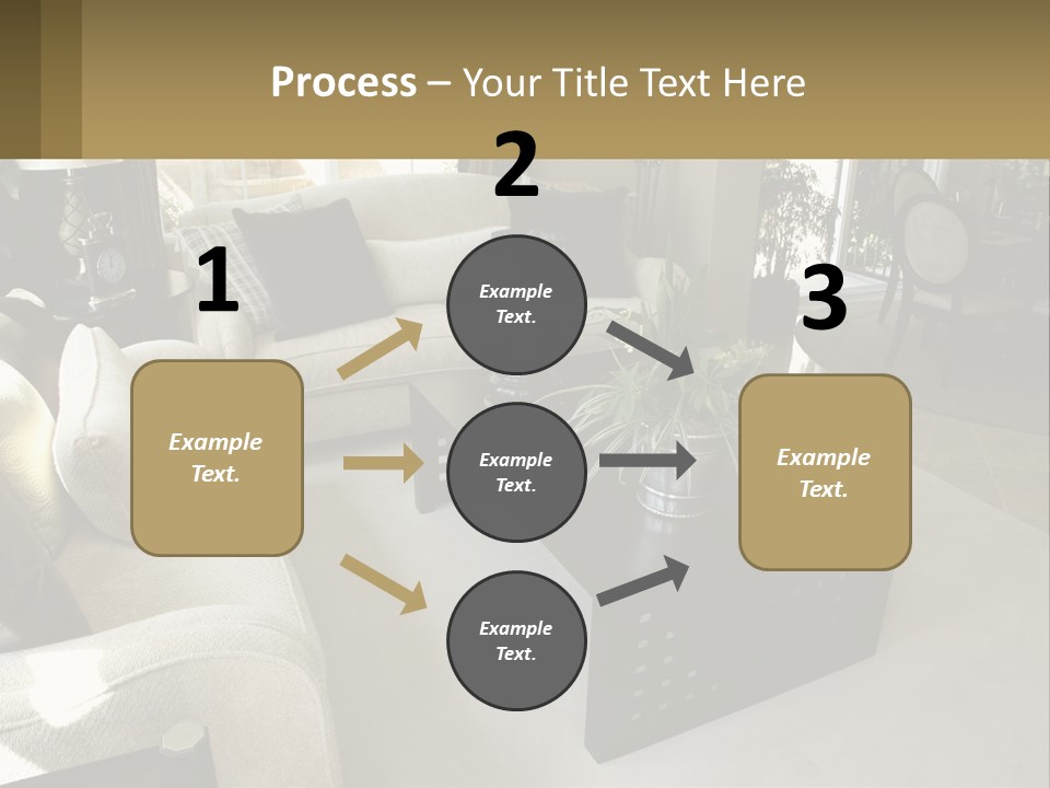 Isolated Happiness Postage PowerPoint Template