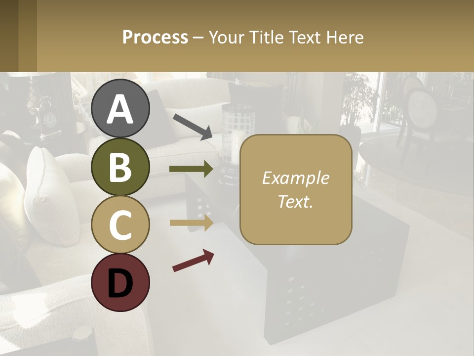 Isolated Happiness Postage PowerPoint Template