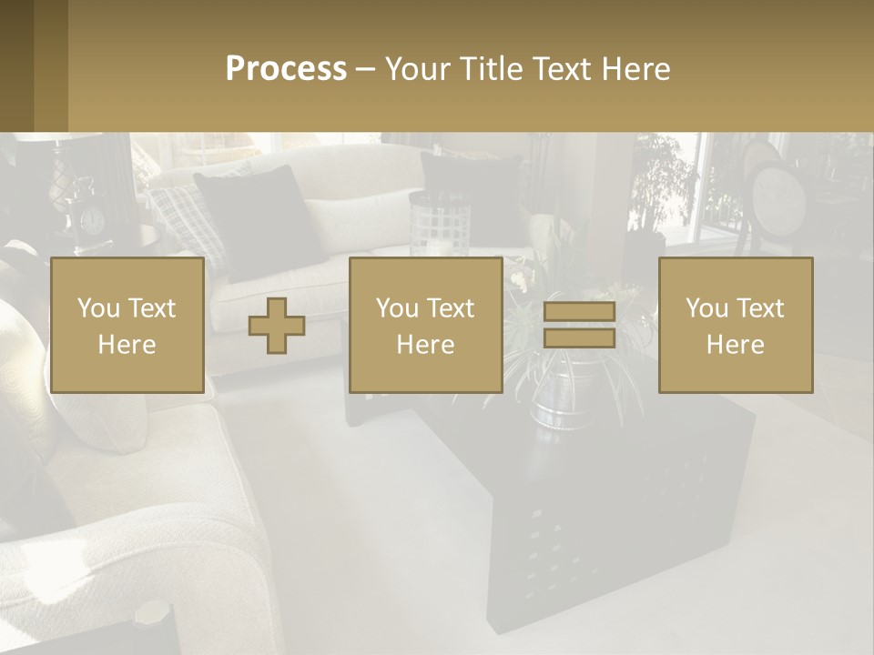 Isolated Happiness Postage PowerPoint Template