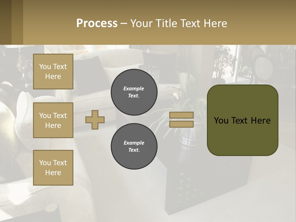 Isolated Happiness Postage PowerPoint Template