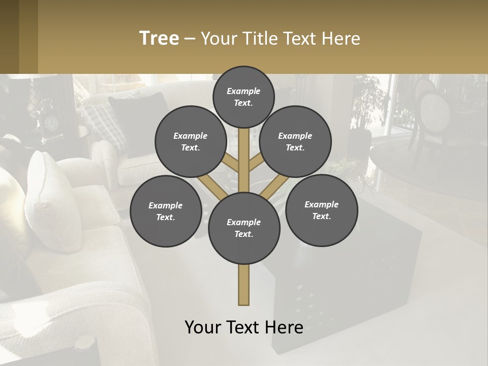 Isolated Happiness Postage PowerPoint Template