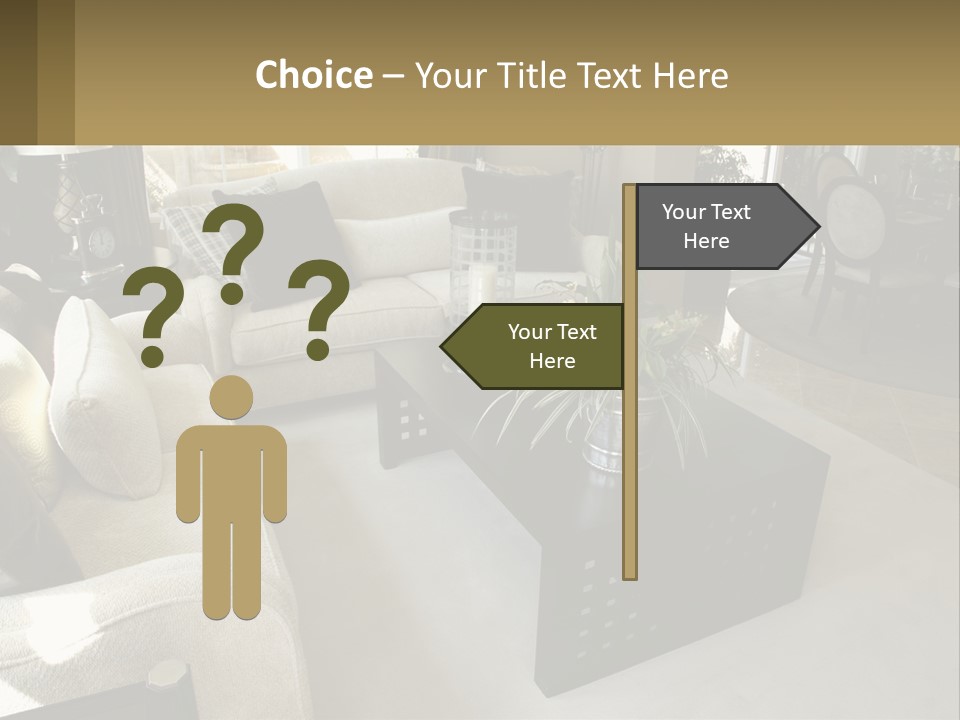 Isolated Happiness Postage PowerPoint Template