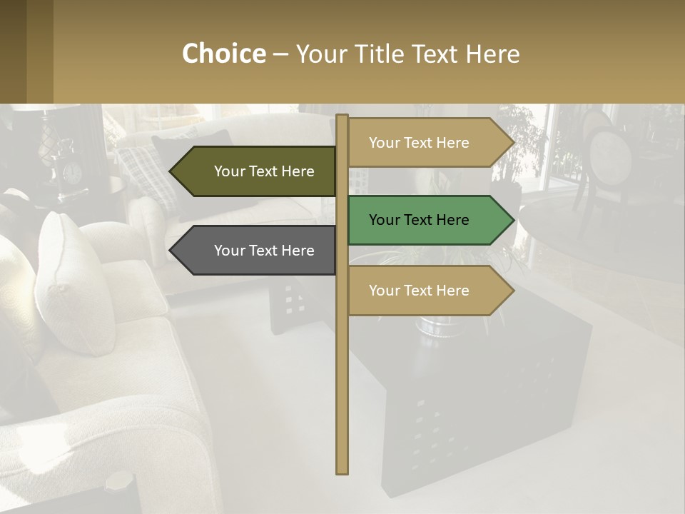 Isolated Happiness Postage PowerPoint Template