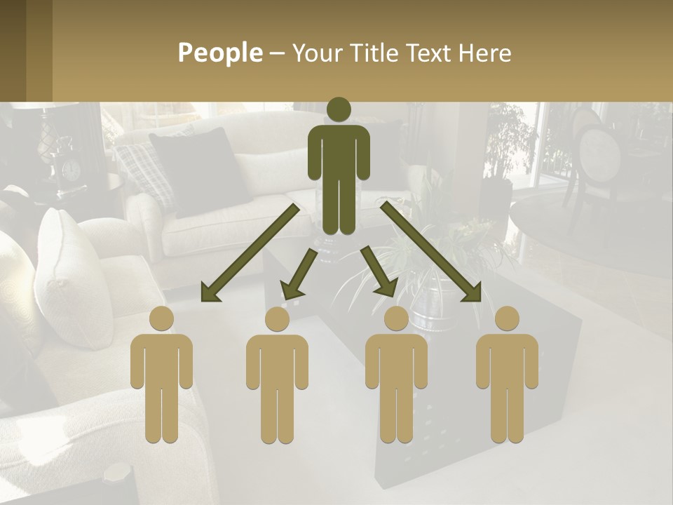 Isolated Happiness Postage PowerPoint Template