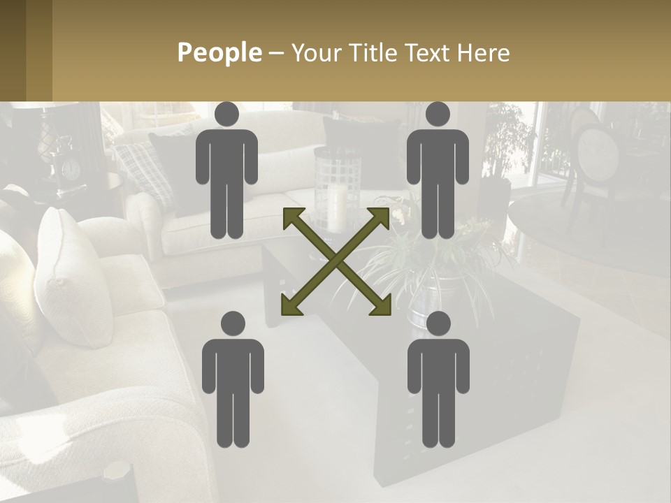 Isolated Happiness Postage PowerPoint Template