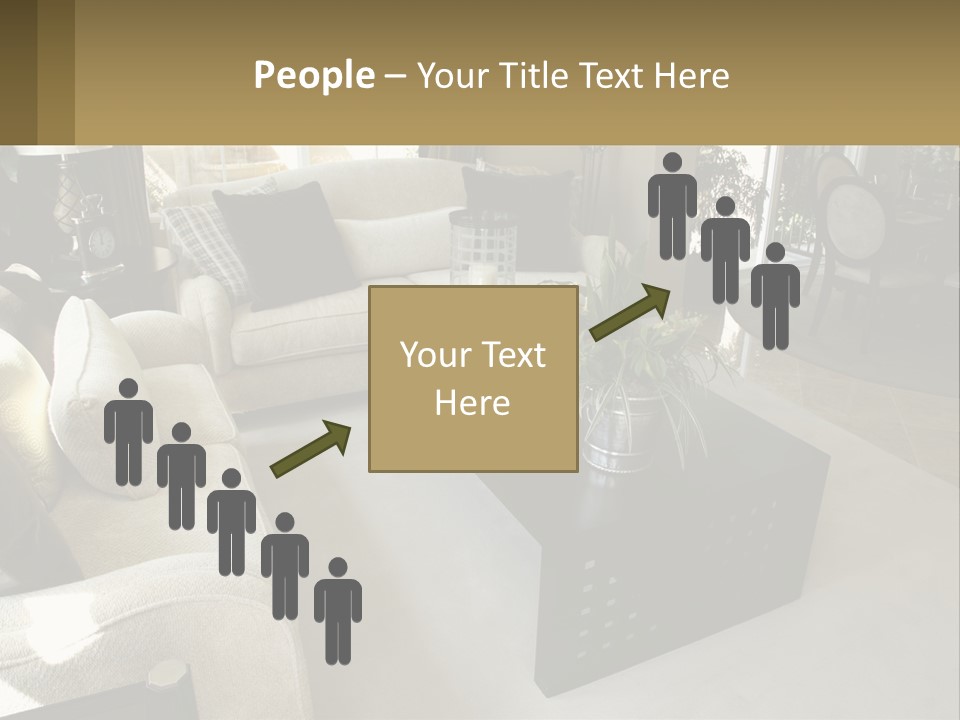 Isolated Happiness Postage PowerPoint Template