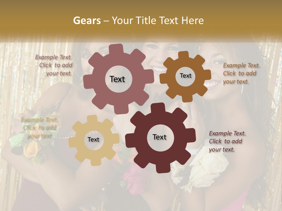 Spiral Art Cake PowerPoint Template