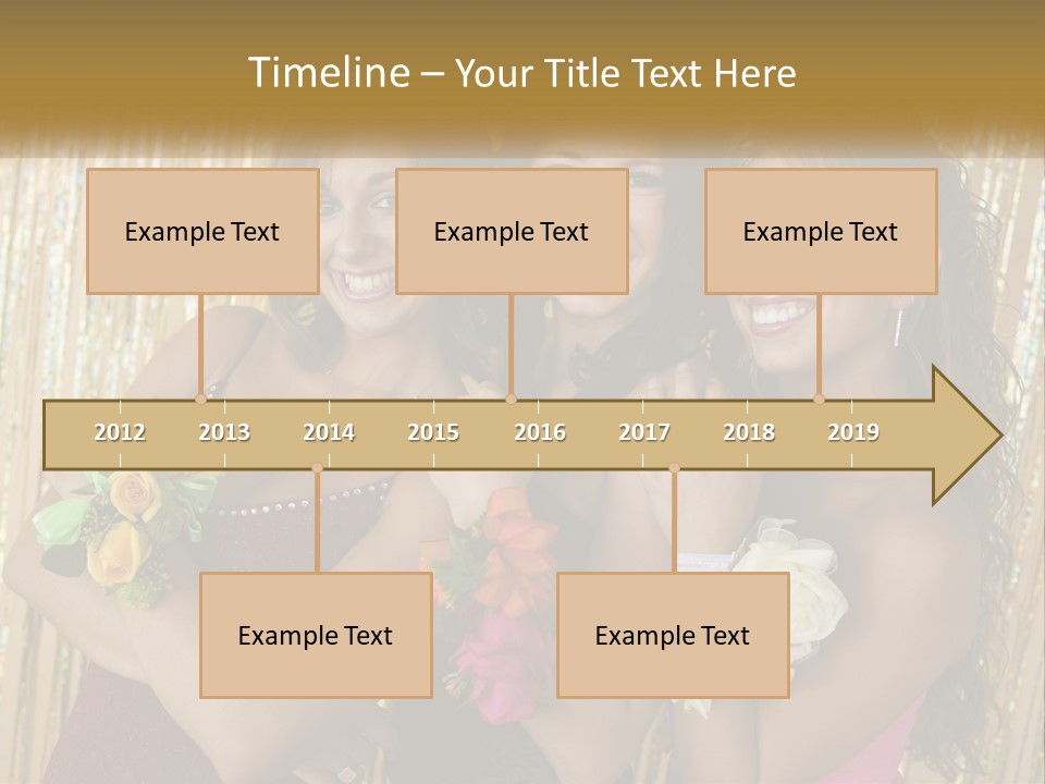Spiral Art Cake PowerPoint Template