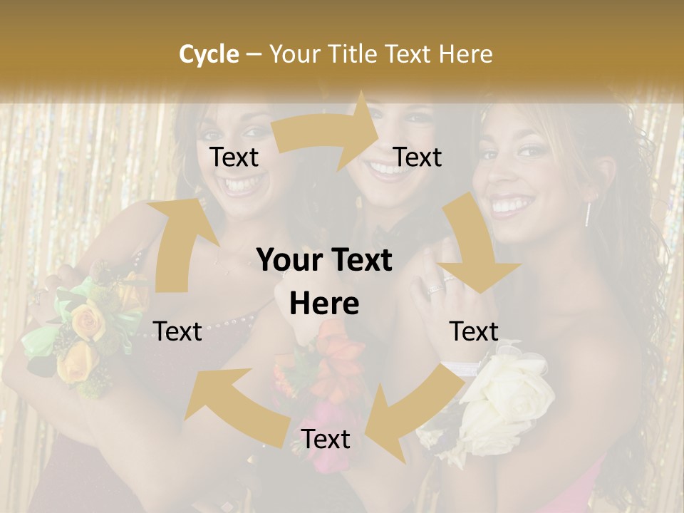 Spiral Art Cake PowerPoint Template