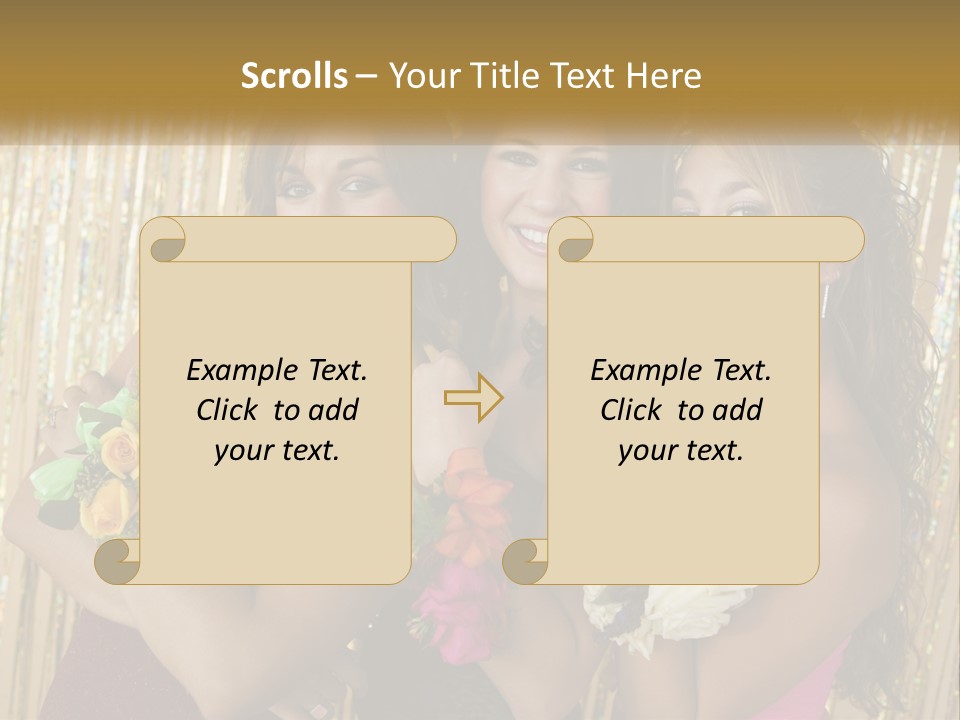 Spiral Art Cake PowerPoint Template
