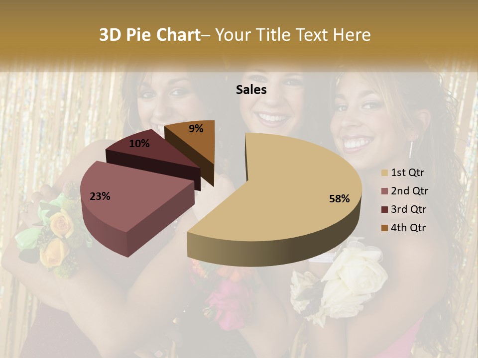 Spiral Art Cake PowerPoint Template