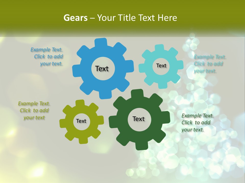 Decorative Party Art PowerPoint Template