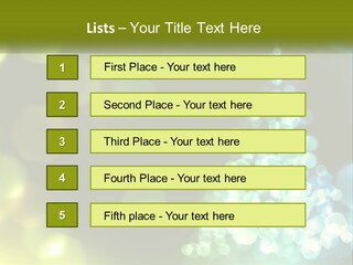 Decorative Party Art PowerPoint Template