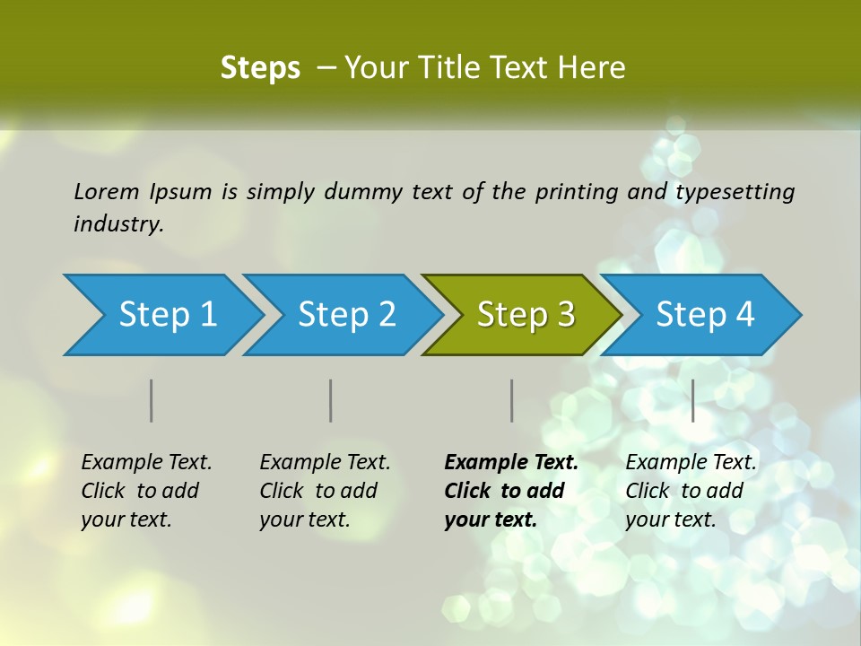Decorative Party Art PowerPoint Template
