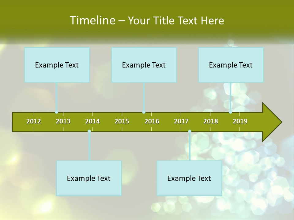 Decorative Party Art PowerPoint Template
