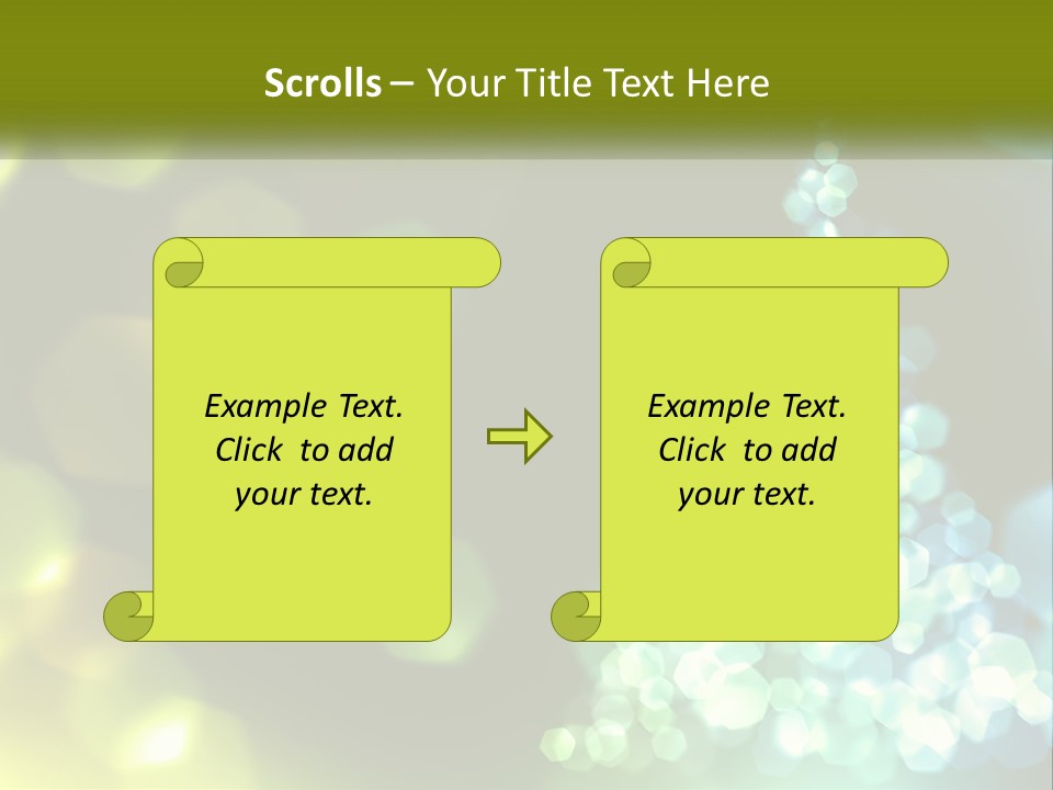 Decorative Party Art PowerPoint Template