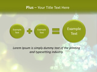 Decorative Party Art PowerPoint Template