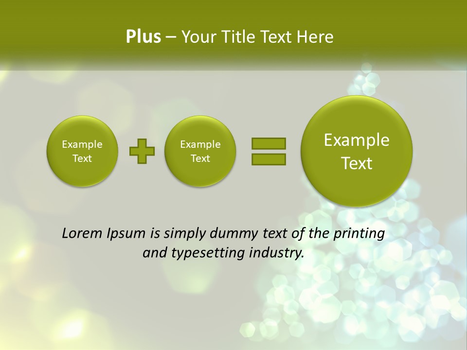 Decorative Party Art PowerPoint Template