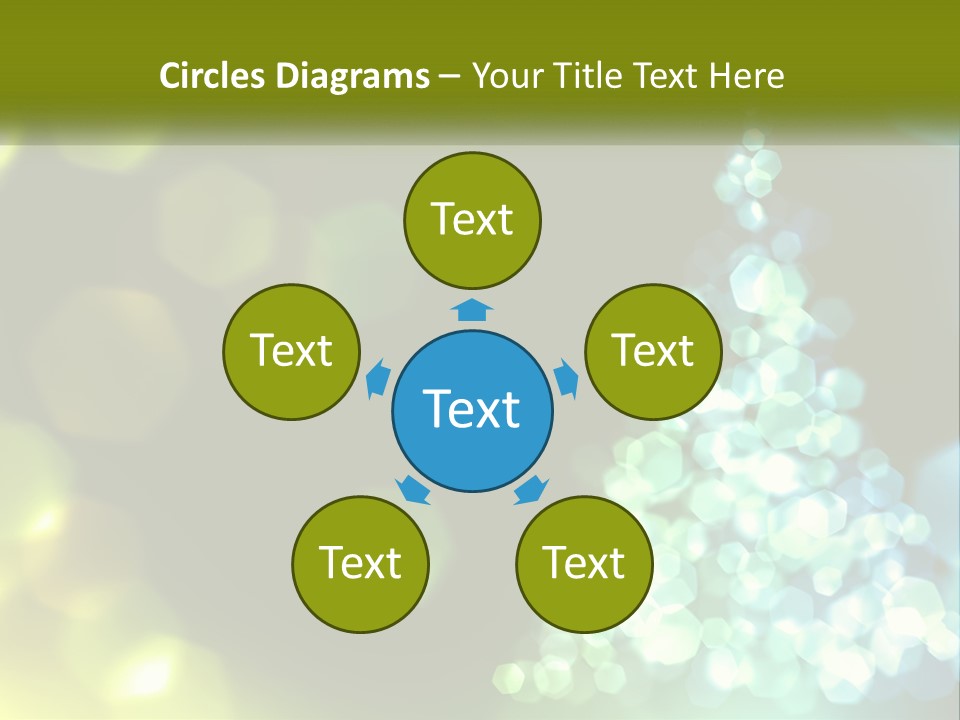 Decorative Party Art PowerPoint Template