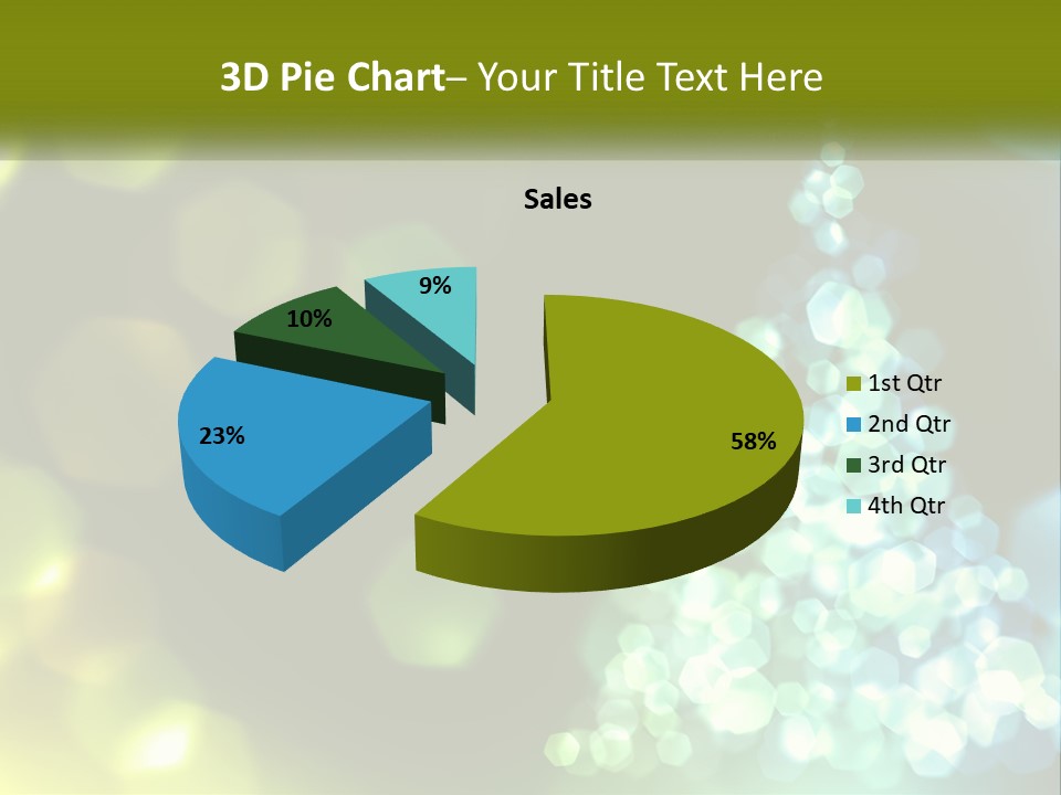 Decorative Party Art PowerPoint Template
