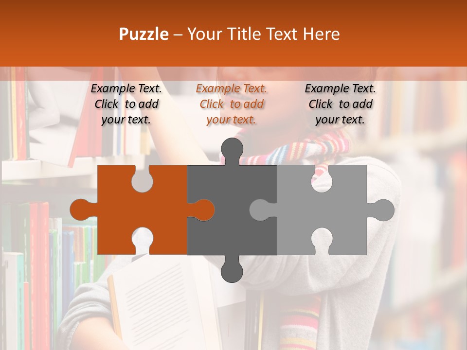 Stamp Gift Happiness PowerPoint Template