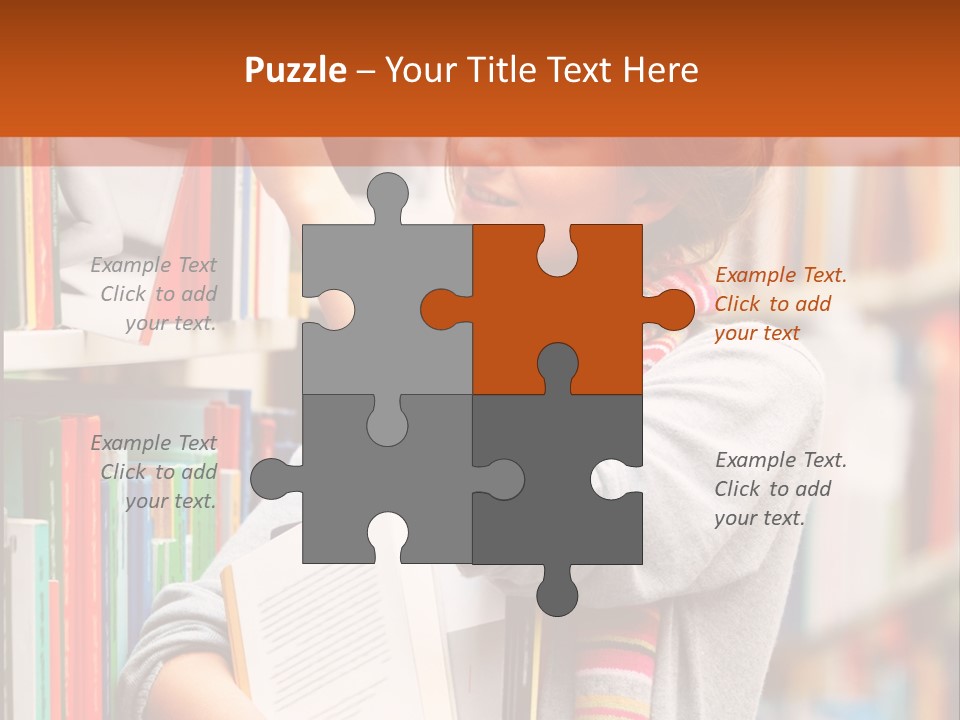 Stamp Gift Happiness PowerPoint Template