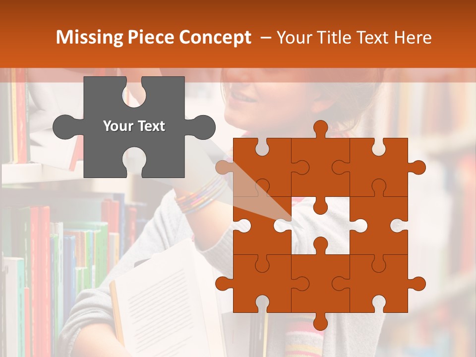 Stamp Gift Happiness PowerPoint Template