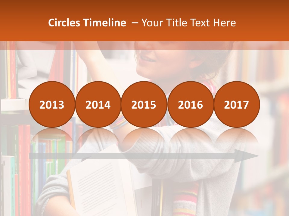 Stamp Gift Happiness PowerPoint Template