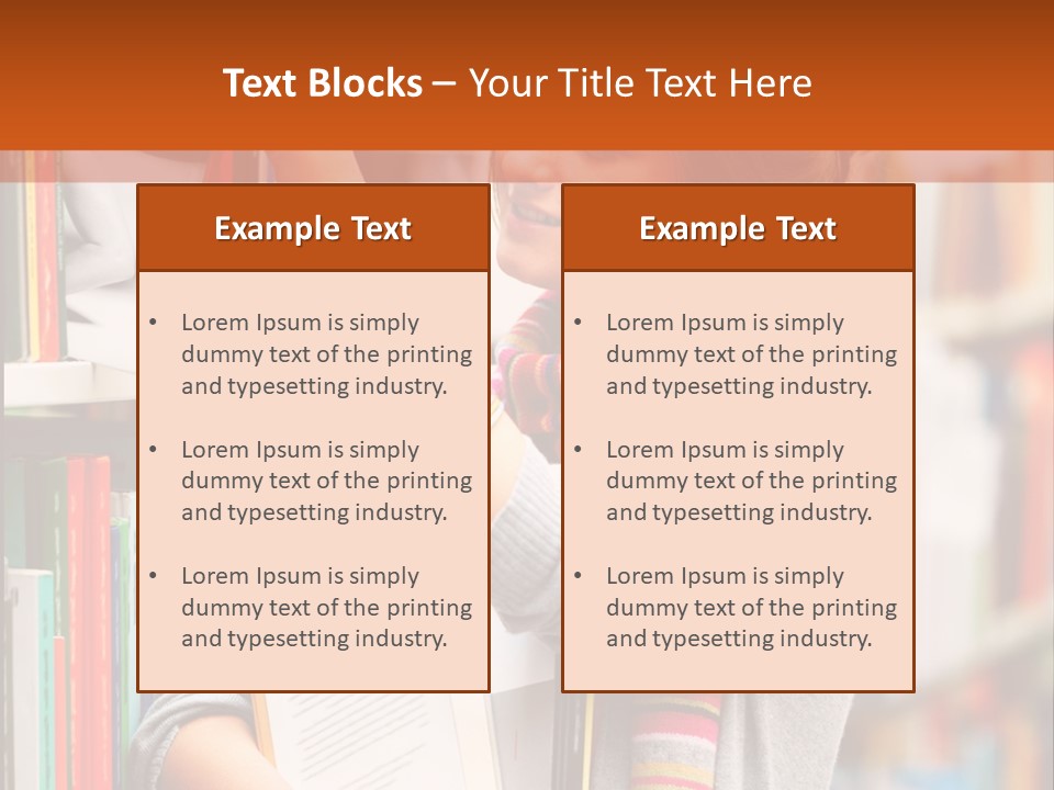 Stamp Gift Happiness PowerPoint Template