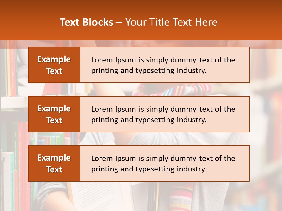 Stamp Gift Happiness PowerPoint Template