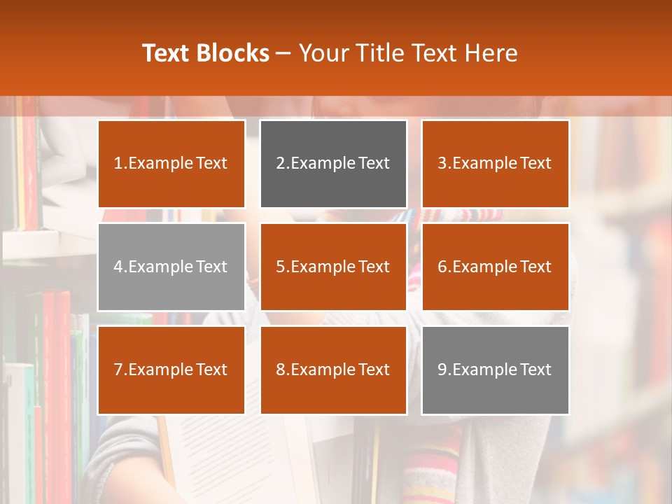 Stamp Gift Happiness PowerPoint Template