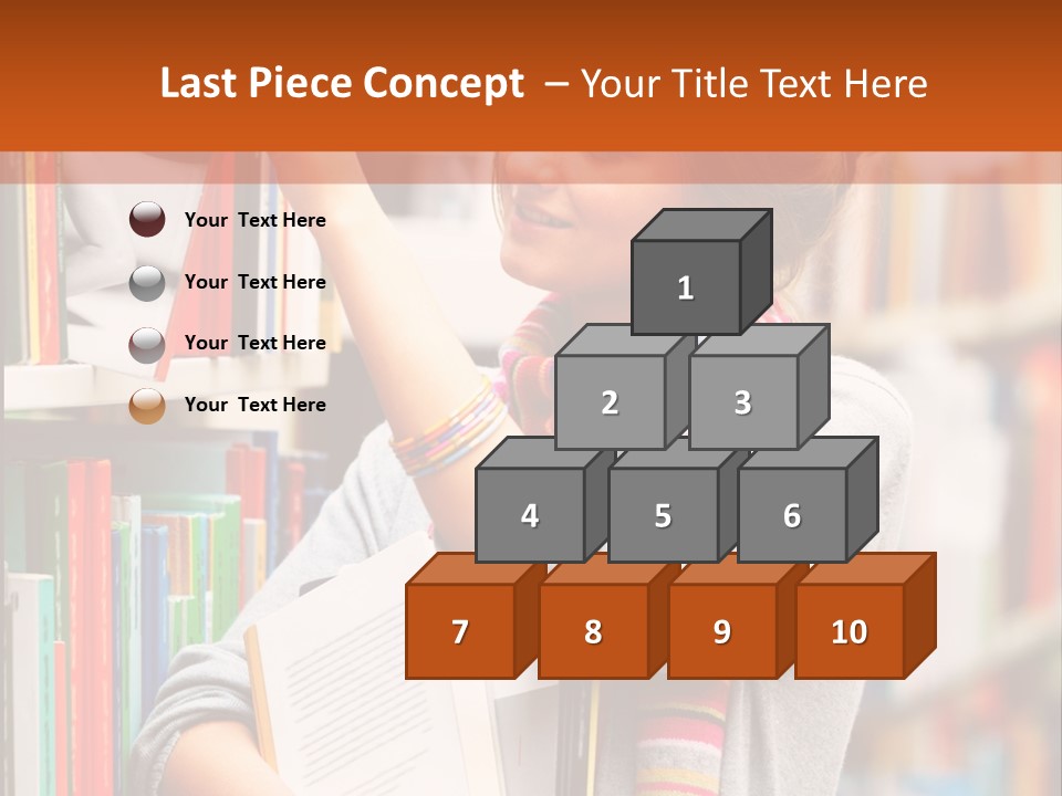 Stamp Gift Happiness PowerPoint Template