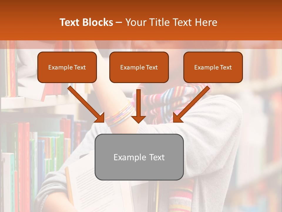 Stamp Gift Happiness PowerPoint Template