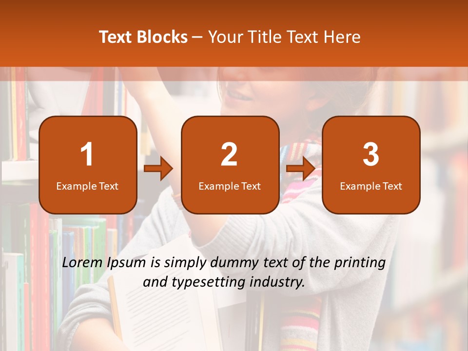 Stamp Gift Happiness PowerPoint Template
