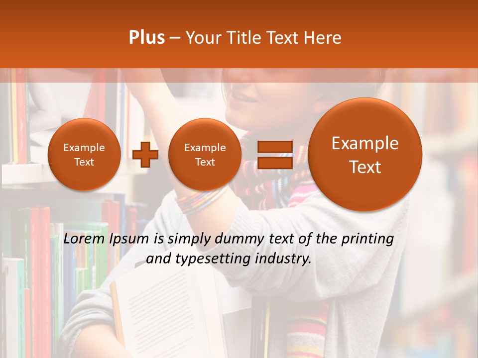 Stamp Gift Happiness PowerPoint Template