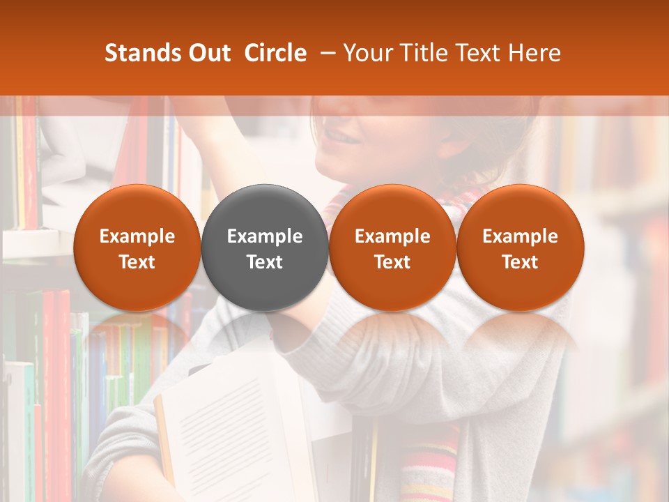 Stamp Gift Happiness PowerPoint Template