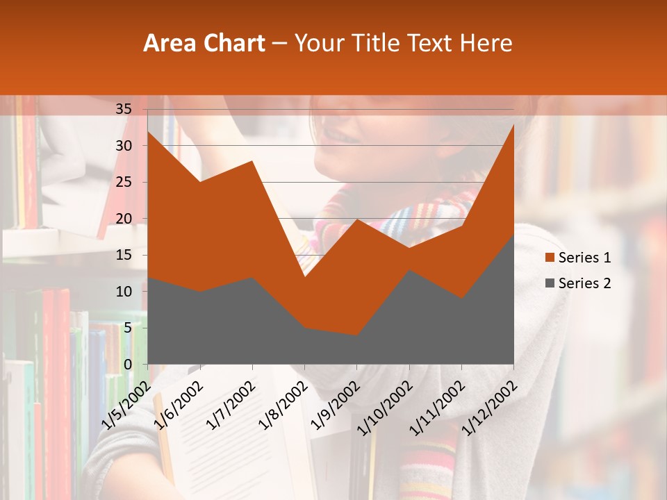 Stamp Gift Happiness PowerPoint Template