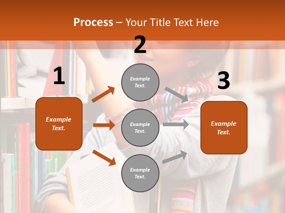 Stamp Gift Happiness PowerPoint Template