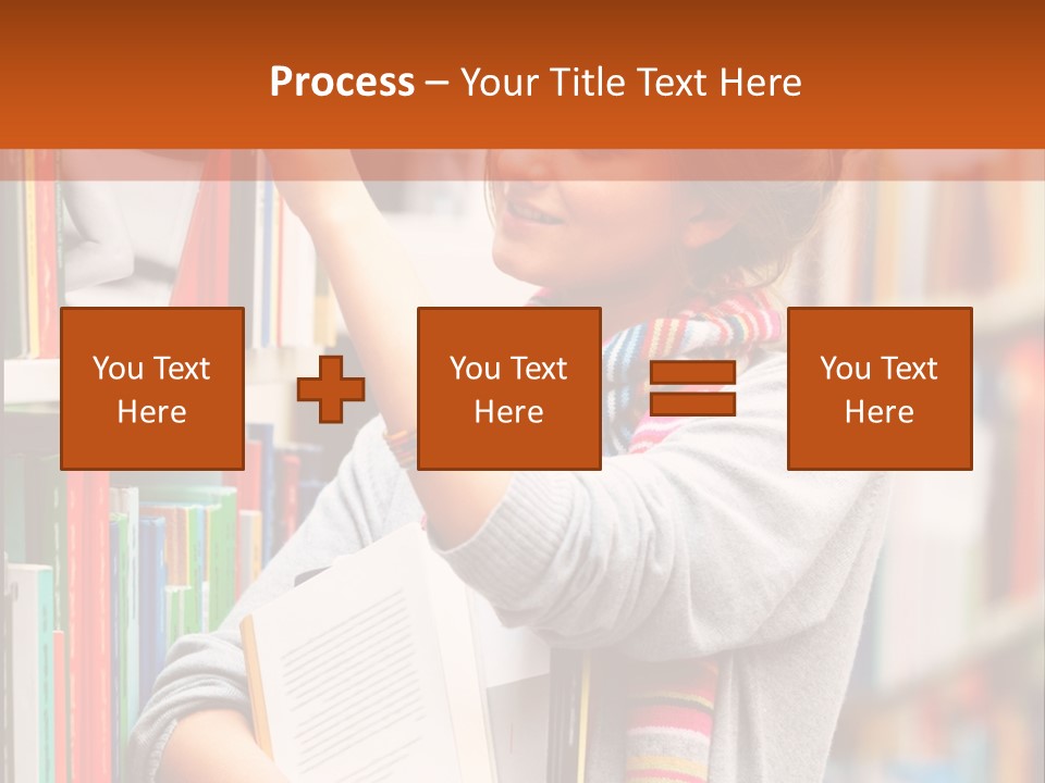 Stamp Gift Happiness PowerPoint Template