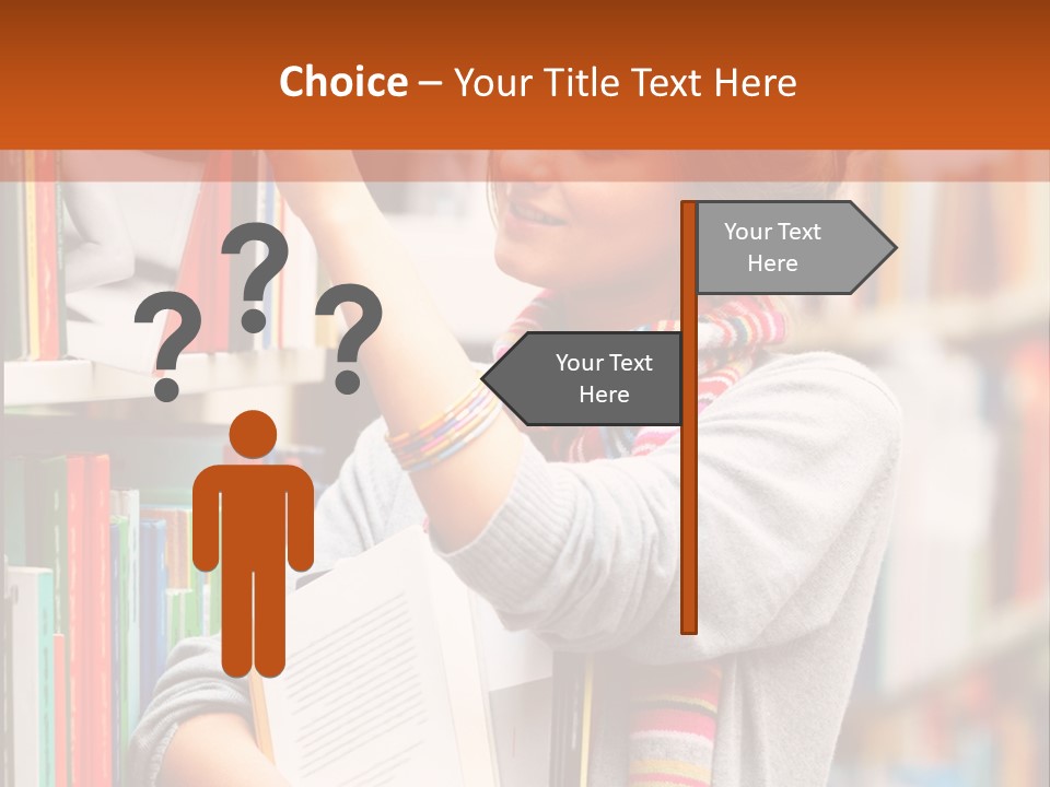 Stamp Gift Happiness PowerPoint Template