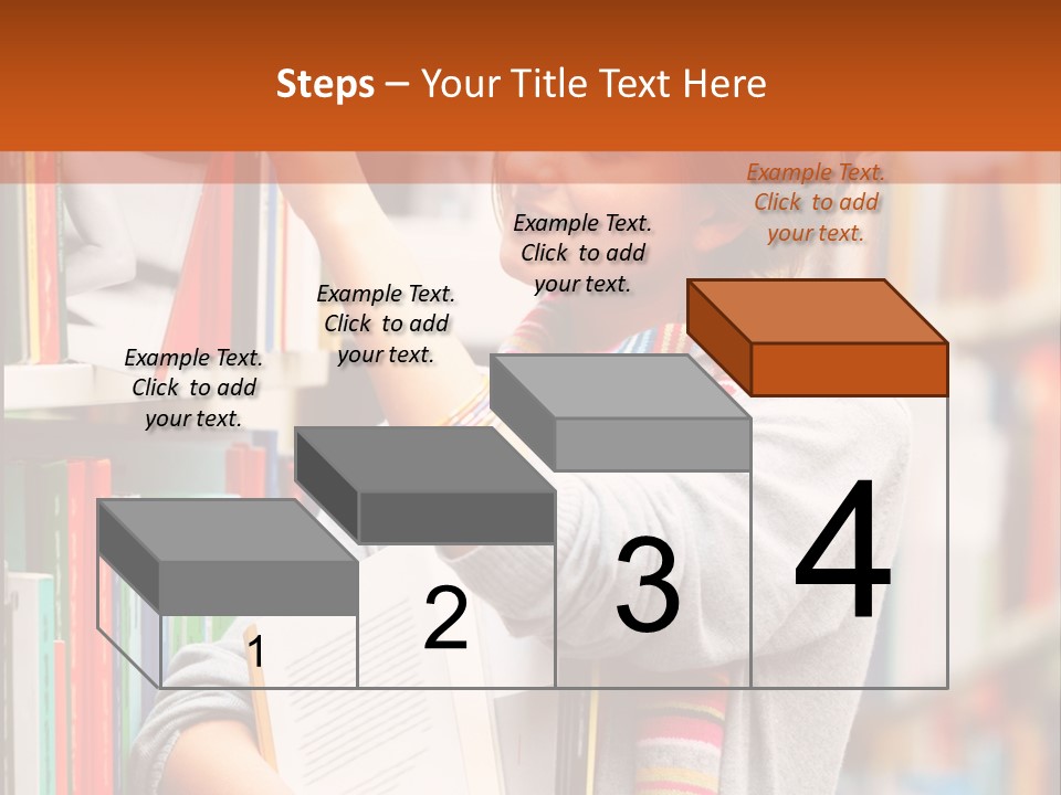 Stamp Gift Happiness PowerPoint Template
