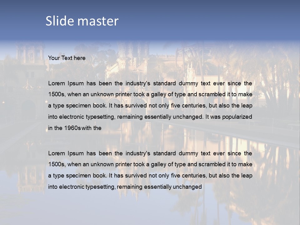 Postage Spiral Greeting PowerPoint Template