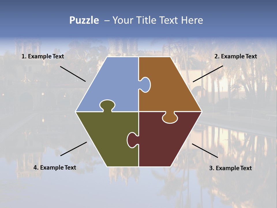 Postage Spiral Greeting PowerPoint Template